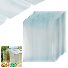 3/5/10pcs Wellplatte 90x120cm/90x160cm farblos/klar Sinus Lichtplatten 2 mm