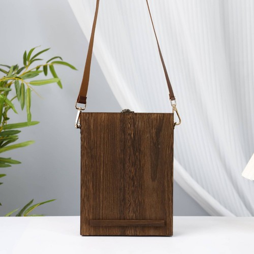 Aktenkoffer aus holz tragbar - aus,