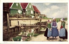 Ak Marken Nordholland Niederlande, Volkstrachten - 4745237