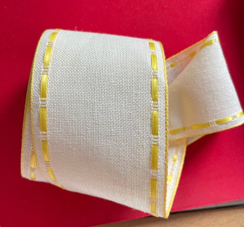 Stickband leinenband satin - ,