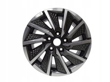 1x Alufelge 16 Zoll 6.5" 5x114.3 50ET Glanz Graphit 52910-G7700 Hyundai Ioniq Mg