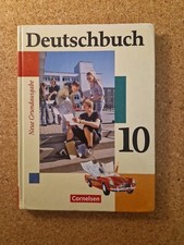 CORNELSEN - GEBRAUCHTES DEUTSCHBUCH 10 - REALSCHULE 10.KLASSE + Arbeitsheft