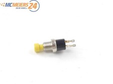 Zubehör Steuerung Elektrokleinteile Miniatur-Taster Drucktaster Schließer gelb
