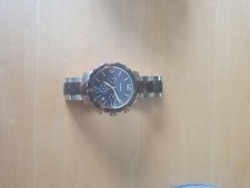 fossil Damen Armbanduhr Natalie Bicolor Chronograph Quartz JR 1382