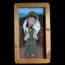 HENRYK ZEGADLO Hinterglasmalerei Naive Kunst Polen Volkskunst 1980