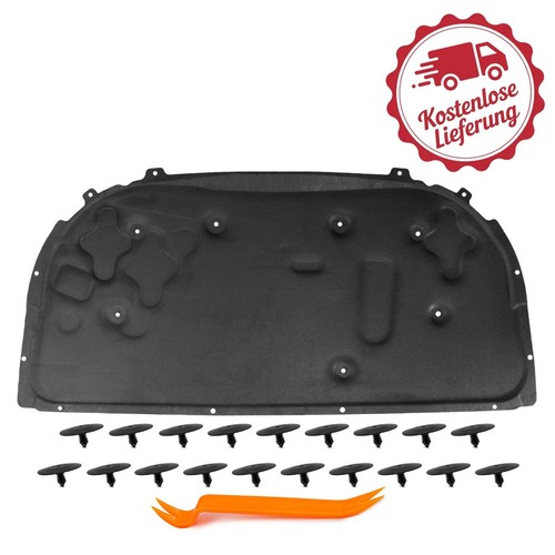 Motorhaubendämmung mit clips - motorhaubendämmung,