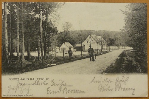 Forsthaus kalteiche 1908 - kalteiche,