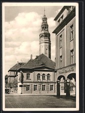 Grünberg, Rathaus und Löwen-Apotheke, Ansichtskarte 