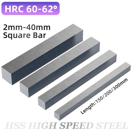 Hss vierkantstab hrc60 - hss,