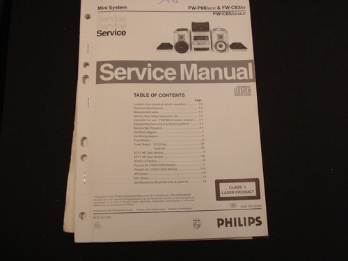 Original service manual - service,