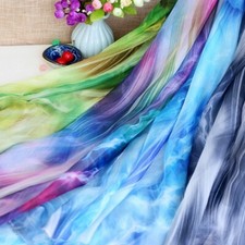 Farbverlauf Chiffon Stoff