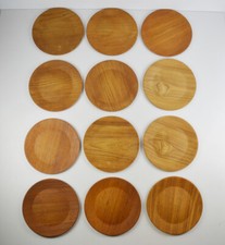 12 x Teak Teller - Teakholz -
