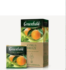 Greenfield Herbal Citrus Breeze – Grüner Tee mit Zitrus & Minze – 25 Teebeutel