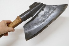 Altes Breitbeil Breitaxt rechts Behauaxt Axt Beil Zimmermann um 1880