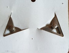 Silberfarbene Kragenecken f. Hemden mit Line Dance Emblem (im Westernstyle)