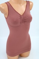 ♥Schlankstütz Mieder-Bauchkiller-light Top Gr. L 42/44 Rosenholz*Spitze* SK3,5♥