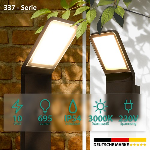 Led außenleuchte standleuchte - led,