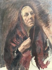 ALTES ÖLGEMÄLDE PORTRAIT