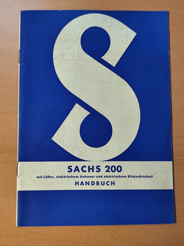 Fichtel sachs 200 handbuch - &,