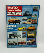 Die Auto Modelle 1972/73 Jahreskatalog-Autokatalog-AMS - GEBRAUCHT