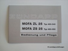 Bedienungsanleitung zündapp - bedienungsanleitung,