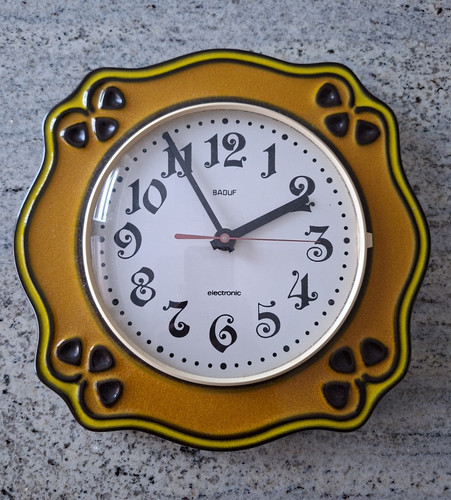 Baduf keramik wanduhr - baduf,