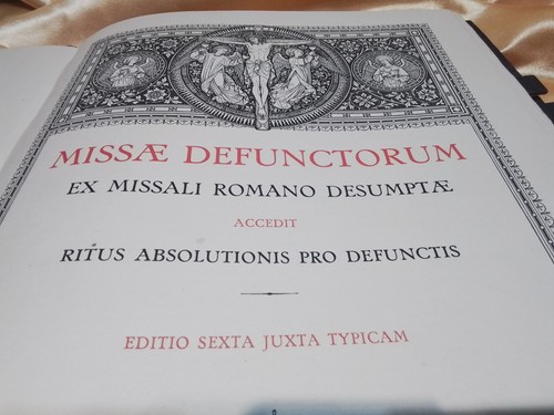 Altar messbuch von 1929 - altar,