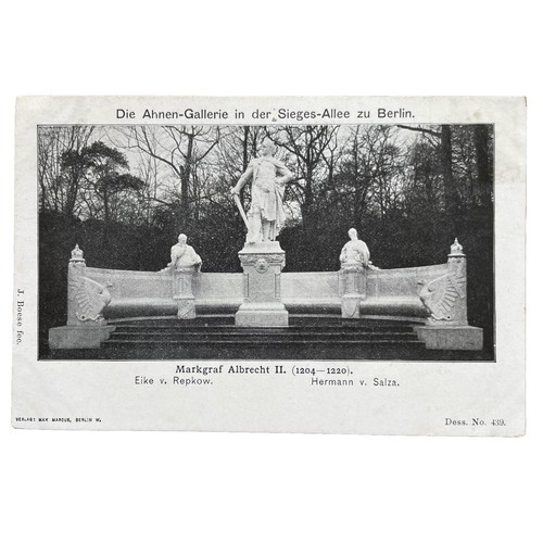 Postkarte berlin siegesallee - postkarte,
