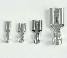 Kabelschuhe Flachstecker Flach Steckhülsen Crimp Bastler Stecker 2,8 4,8 6,3 9,5