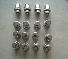 Radmuttern, Radbolzen, Chrom