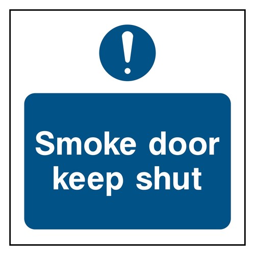 Smoke door keep - door, shut