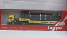 ?Herpa 864008 MAN F90 Jumbo Pritsche-Sattelzug Vogelsang 1/87  (25/47C)?