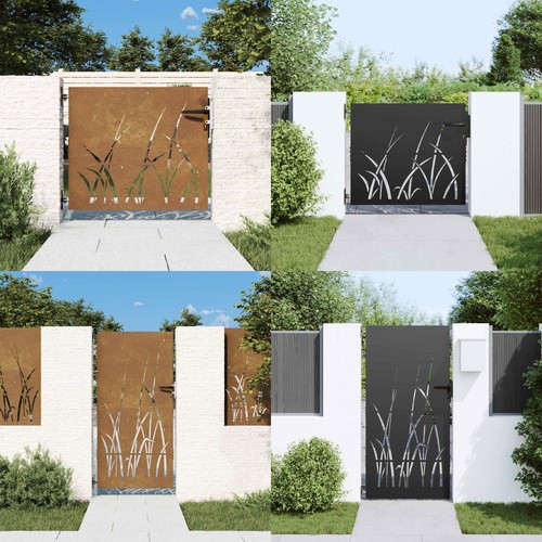 Gartentor gras design - gartentor, gras-design