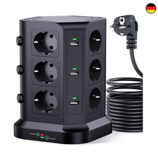 KOOSLA Steckdosenturm USB 5M