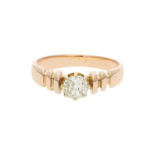 Ring 560 000 rotgold mit - ring,