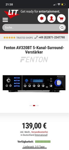 Fenton verstärker bluetooth - verstärker,