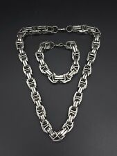 XXL 15 mm Königskette Panzerkette Edelstahl Biker Silber Massiv Hochwertig NEU