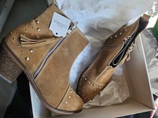 Stiefeletten braun mit - stiefeletten-,