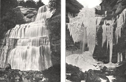 Jura chutes hérisson - jura., hérisson.
