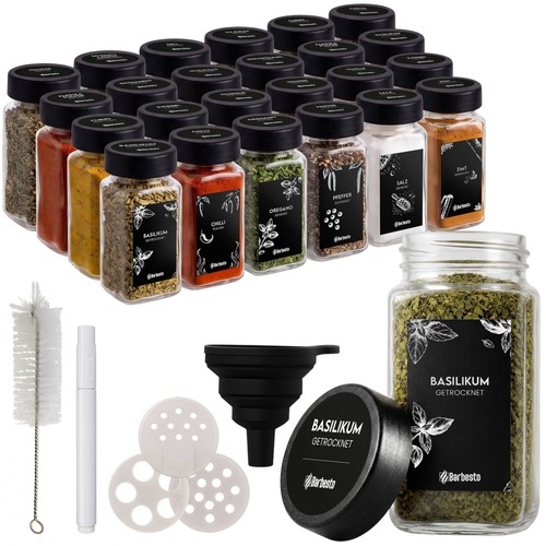 24er set gewürzgläser 120ml - 24er,