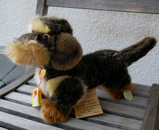 Steiff 4151/25 Dachshund Dackel "Raudi" !!! WERKMUSTER !!! Archiv 19.02.1986 TOP