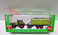 1:87 SIKU FARMER 1846 Claas Axion 850 Traktor m. Ladewagen UNBESPIELT OVP (S12)