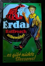 Erdal Emaille Schild Replikation 30x20cm