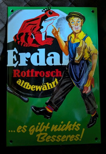 Erdal emaille schild - erdal,