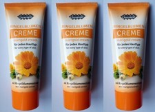 3 Tuben Ringelblumen Creme   für die Haut Salbe 75 ml