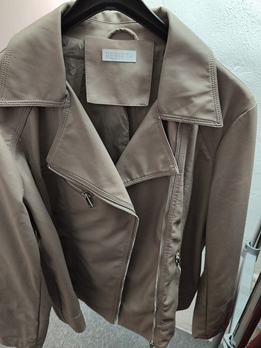 Damen leder jacke - damen, (46/48)