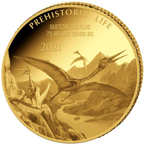 Goldmünze quetzalcoatlus - goldmünze,