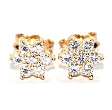 Ohrringe Gold Diamanten 0,42