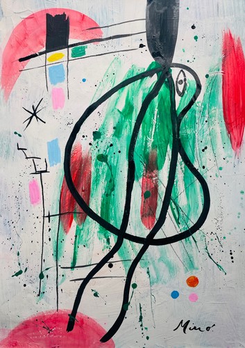 Joan miro original - miro, gemälde