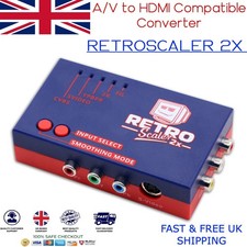 RetroScaler2x AV zu HDMI Up-Scaler Retro Adapter Spiel HDMI kompatibel Konverter